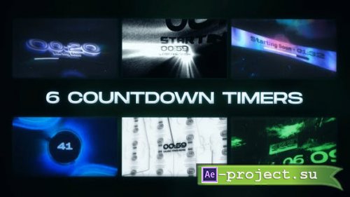 Videohive - 6 Countdown Timer | Stream Background Pack - 51122234 - Project for After Effects
