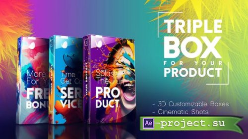 Videohive - Triple Box Set for Your Digital Product - 51119002 - Project for After Effects