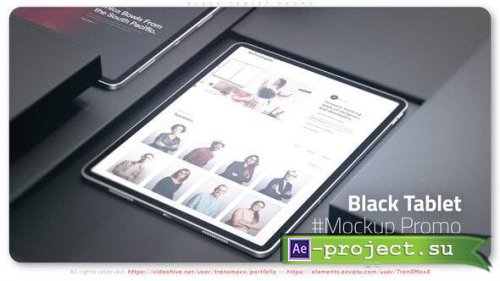Videohive - Black Tablet Promo - 51129541 - Project for After Effects