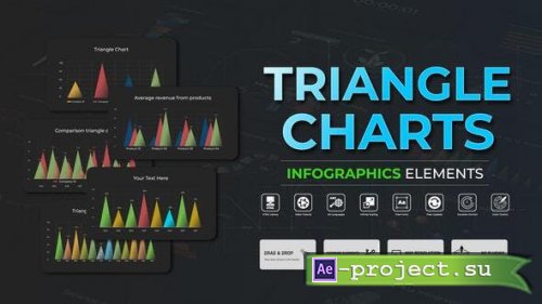 Videohive - Infographic - Triangle Charts - 51140933 - Project for After Effects