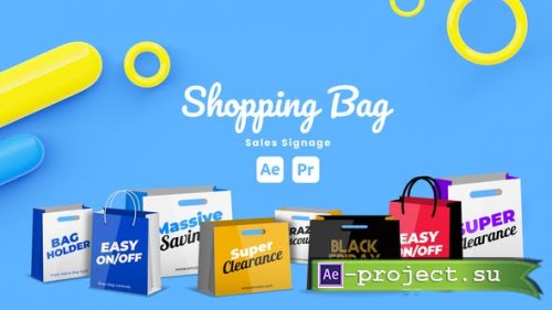 Videohive - Shopping Bag Sale Signage - 51146427 - Project for After Effects