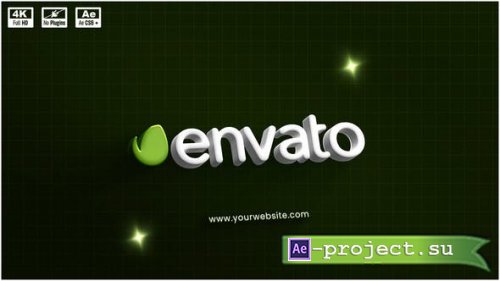Videohive - 3D Extrude Logo Animation - 51149962 - Project for After Effects