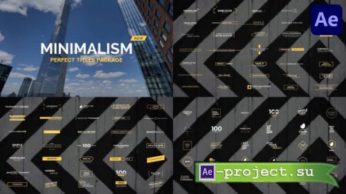 Videohive - Minimalism New | After Effects - 51137645 - Project for After Effects