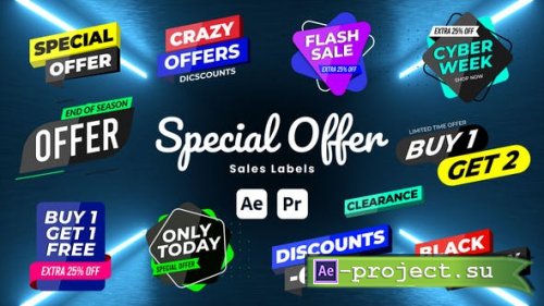 Videohive - Special Offer Sale labels - 51169430 - Project for After Effects