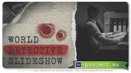 Videohive - Detective Paper Intro - 51171586 - Project for After Effects
