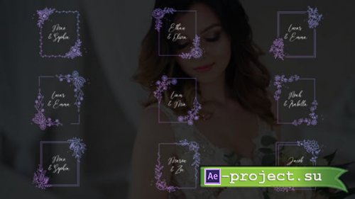 Videohive - Wedding Titles - Portrait Frames - 51165011 - Project for After Effects
