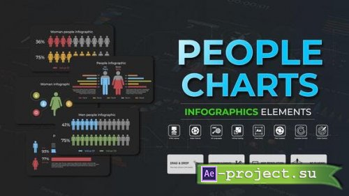 Videohive - Infographic - People Charts - 51181834 - Project for After Effects