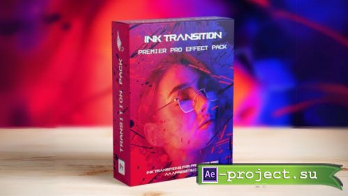 Videohive - Ink drop flow Transition - Seamless Ink Effect for Adobe Premiere Pro  - 51119415