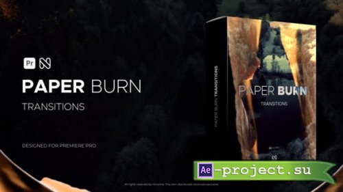 Videohive - Paper Burn Transitions for Premiere Pro - 51201532 - Premiere Pro Templates