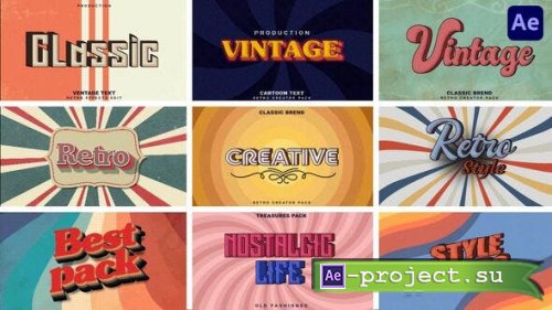 Videohive - Retro Vintage Titles - 51200100 - Project for After Effects