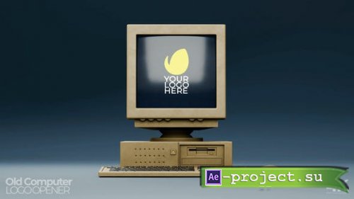 Videohive - Old Retro Computer Opener - 51205807 - Project for After Effects