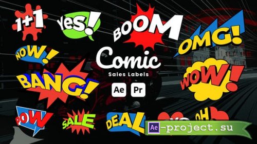Videohive - Cartoon Sale Label - 51223142 - Project for After Effects