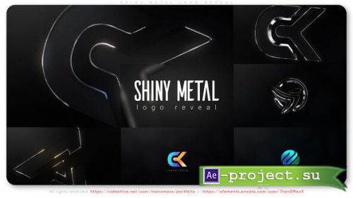 Videohive - Shiny Metal Logo Reveal - 51227819 - Project for After Effects
