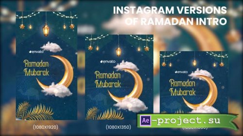 Videohive - Ramadan Intro || Instagram version - 51224562 - Project for After Effects