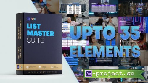 Videohive - List Master Suite - 47361830 - Project for After Effects