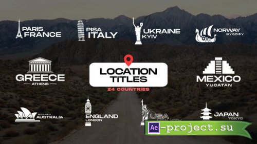 Videohive - Location Titles Pack / AE - 51234103 - Project for After Effects