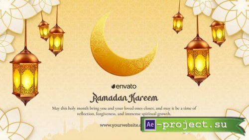 Videohive - Happy Ramadan Kareem - Greeting | Opener | Intro V.06 - 51305526 - Project for After Effects