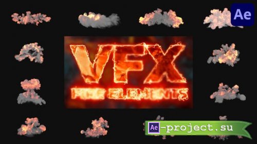 Videohive - VFX Fire Elements for After Effects - 51236418 - Project for After Effects