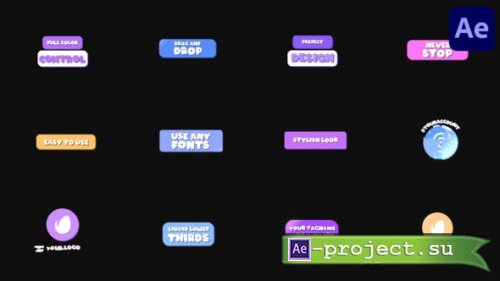 Videohive - Juicy Titles And Lower Thirds for After Effects - 51268535 - Project for After Effects