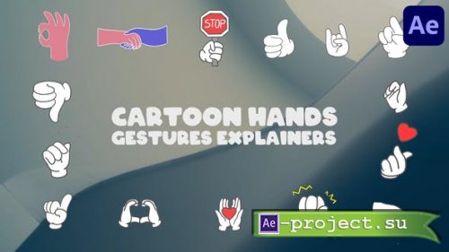 Videohive - Cartoon Hands Gestures Explainers for After Effects - 51289570 - Project for After Effects