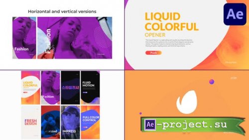 Videohive - Liquid Colorful Opener for After Effects - 51268300 - Project for After Effects