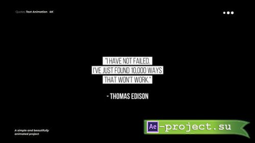 Videohive - Quotes Text Animation | After Effects - 51312729 - Project for After Effects