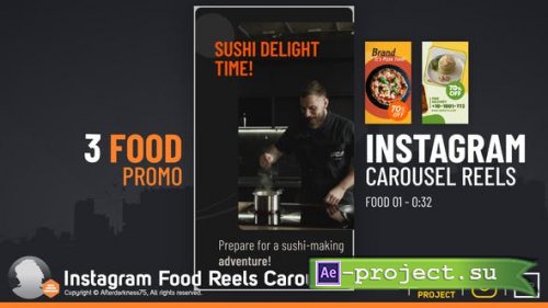 Videohive - Instagram Food Reels Carousel - 51187742 - Project for After Effects