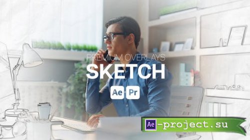 Videohive - Premium Overlays Sketch - 51143996 -  Project for After Effects &  - Premiere Pro Templates