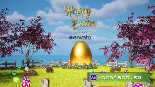 Videohive - Happy Easter - 51344257 - Project for After Effects