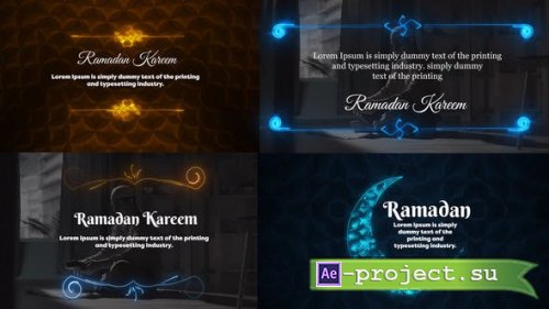 Videohive - Islamic Ramadan Titles - Lower Thirds - 51330089 - Project for After Effects