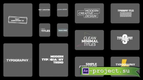 Videohive - Text Animation | After Effects - 51356585 - Project for After Effects