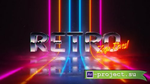 Videohive - Retrowave Logo Reveal - 51374779 - Project for After Effects