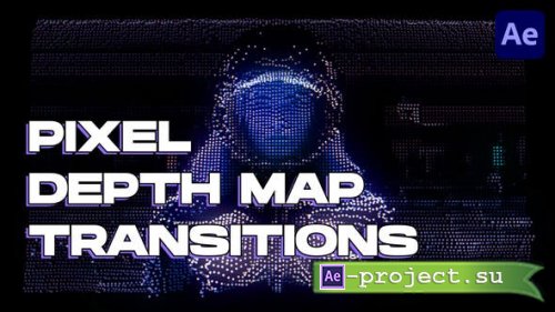 Videohive - Pixel Depth Map Transitions | After Effects - 51373989 - Project for After Effects