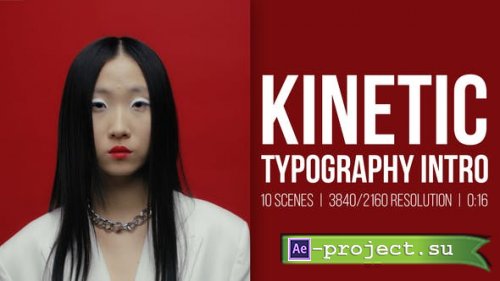 Videohive - Fast Kinetic Typography Intro | AE - 51314288 - Project for After Effects