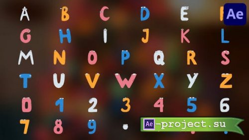 Videohive - Characters Alphabet | After Effects - 51326564 - Project for After Effects