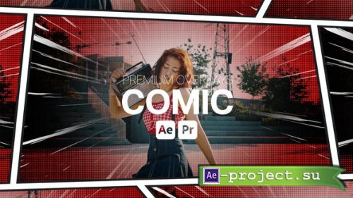 Videohive - Premium Overlays Comic - 51391617 - Project for After Effects