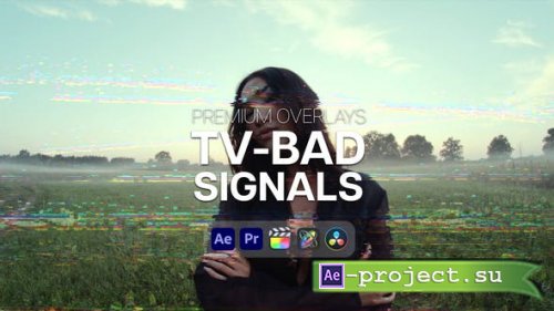 Videohive - Premium Overlays TV Bad Signals - 51329900 - Project for After Effects