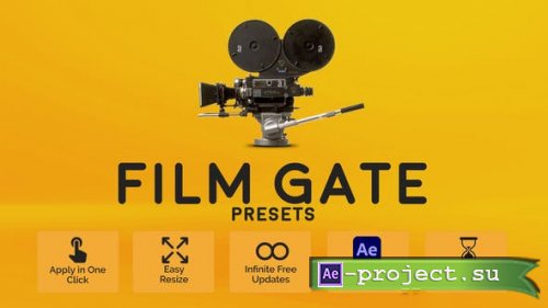 Videohive - Film Gate Presets - 51398531 - Project & Script for After Effects