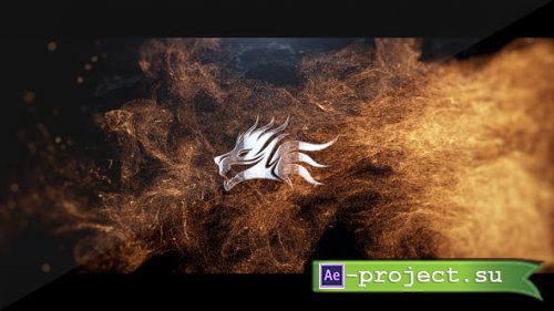 Videohive - Golden Particle Stream Logo - 51396567 - Project for After Effects