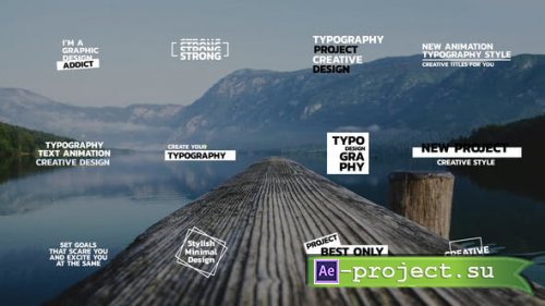 Videohive - Bold Text Titles | After Effects - 51407067 - Project for After Effects
