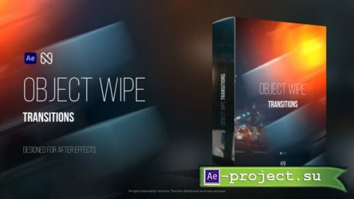 Videohive - Object Wipe Transitions - 51416175 - Project for After Effects