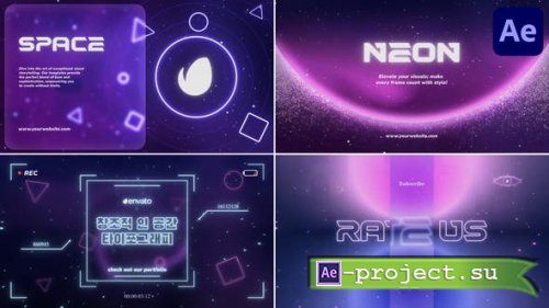 Videohive - Space Typography for After Effects - 51457778 - Project for After Effects