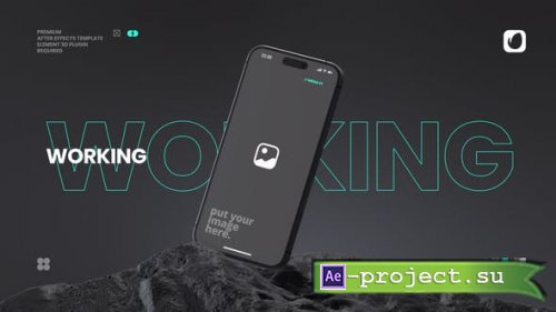 Videohive - Stone Mobil App Mockup - 51457662 - Project for After Effects