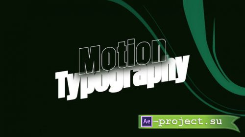 Videohive - Motion Typography - 51462665 - Project for After Effects