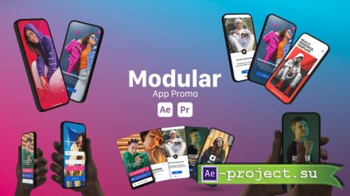 Videohive - Modular App Promo - 51501167 - Project for After Effects