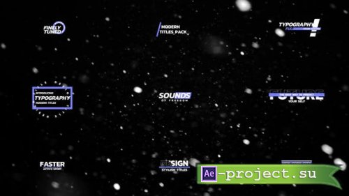 Videohive - Modern Titles - 50916133 - Project for After Effects