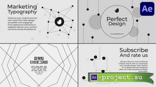 Videohive - Marketing Typography for After Effects - 51469809 - Project for After Effects