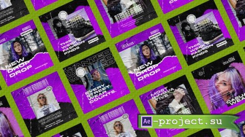 Videohive - Etsoy Streetwear Instagram Posts - 51515392 - Project for After Effects