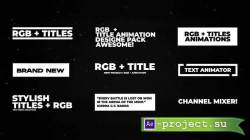 Videohive - RGB Rhythm Titles | After Effects - 51519039 - Project for After Effects