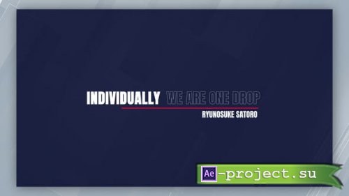 Videohive - Minimal Titles - 51523182 - Project for After Effects